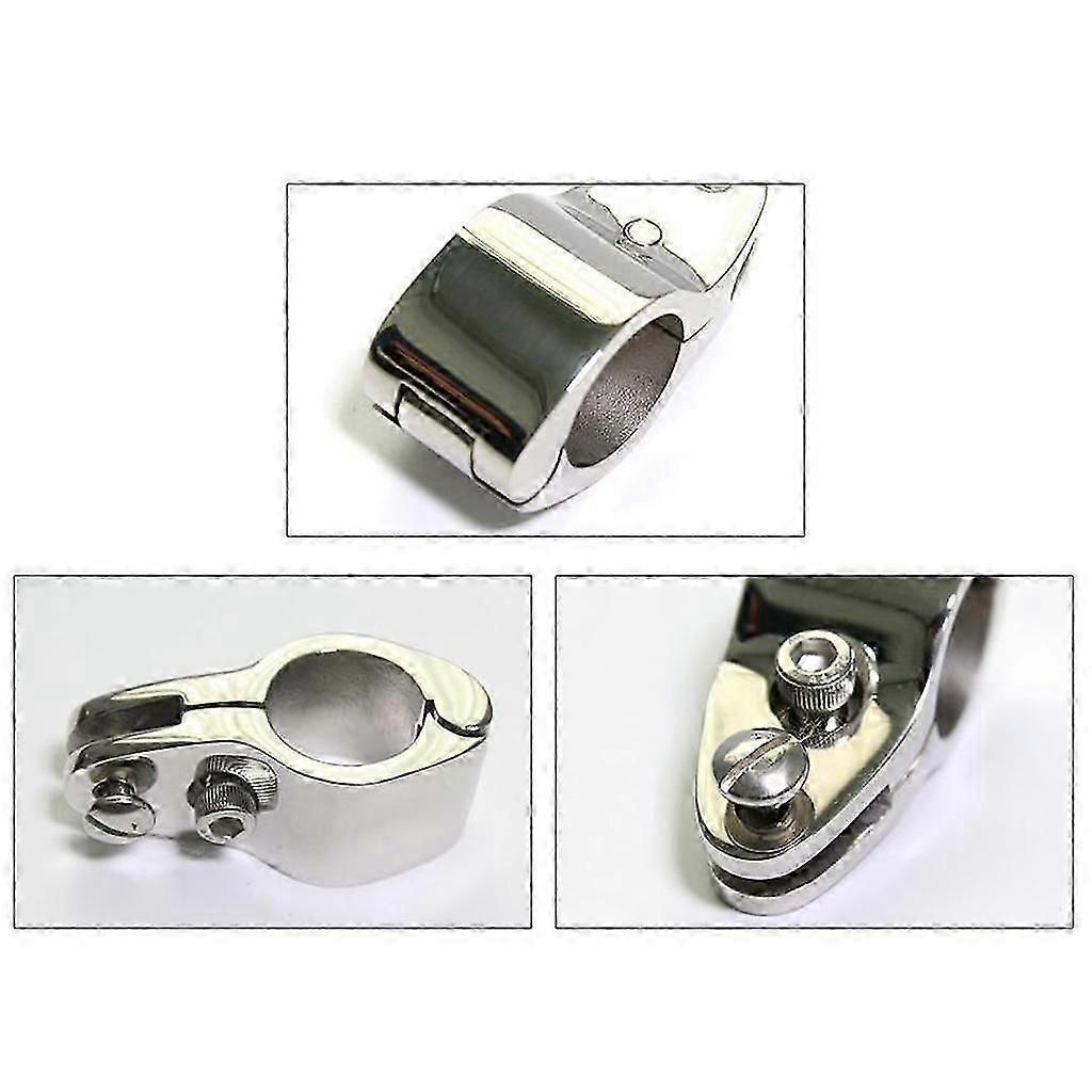Marine Boat Canopy Fitting Tube Clamp Safe for 25MM 1inch Tube Boat Hardware