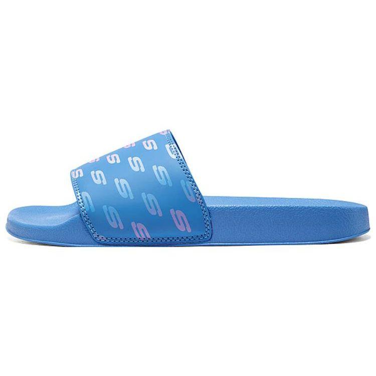 Skechers Side Lines 2 Slip Resistant Durable Sports Slippers Women slippers Blue 8730085-BLU 35