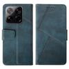 IDEWEI For Xiaomi 15 Case Leather Wallet Phone Cover Stand Calf Texture