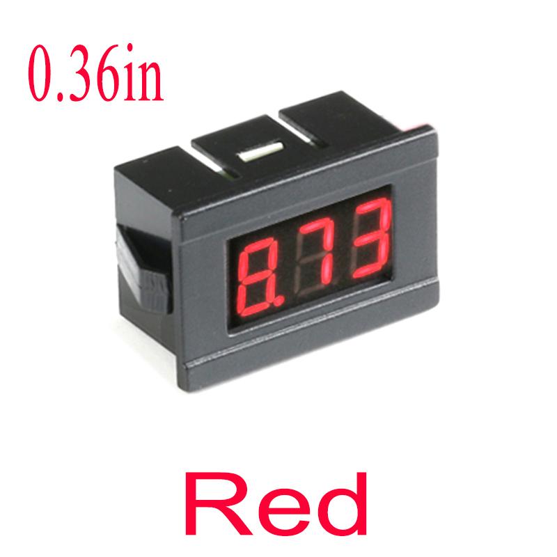 0.36in DC4.5V-30V Mașină Barcă Motocicletă Voltmetru Digital Afișaj LED Volt Metru de Tensiune Mini Tester Panou Ampermetru