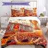 Galatasaray Bedding Set Breathable Duvet Cover with Pillowcases Decorative Bed Linen for Bedroom Home Decoration Birthday Gift