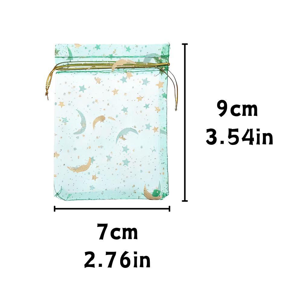 10pcs Organza Drawstring Gift Bags Mixing Colors Present Bag Candy Jewelry Cosmetics Travel Luggage Storage YMY