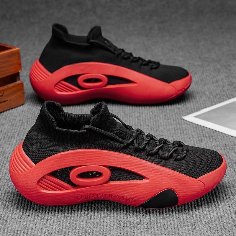 Flying Shoes Men's Big Trend Low-top Socks Shoes Trendy Brand Personalized Bottom Sports Running Shoes