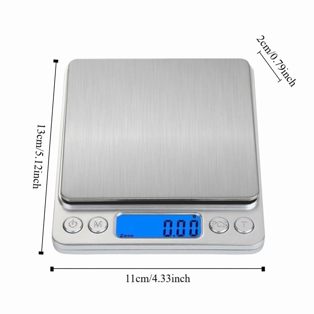 Kitchen Scales Mini Digital Scale LCD Display Digital Jewelry Weighing Scale Kitchen