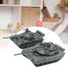2 Pieces 1/72 4D Assembly Model DIY Assemble Building Miniature Tanks Light Tank Toy