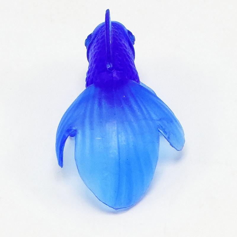 10Pcs Children Water Play Beach Gifts Simulation Goldfish Model Colorful Soft Rubber Small Fish Baby Bath Toys