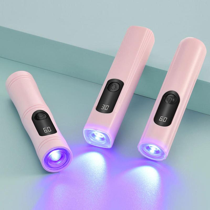 Handheld Uv/Led Nail Dryer Lamp Portable Mini Curing Light For All Gel Polish Fast Drying Manicure Tool For Home And Salon