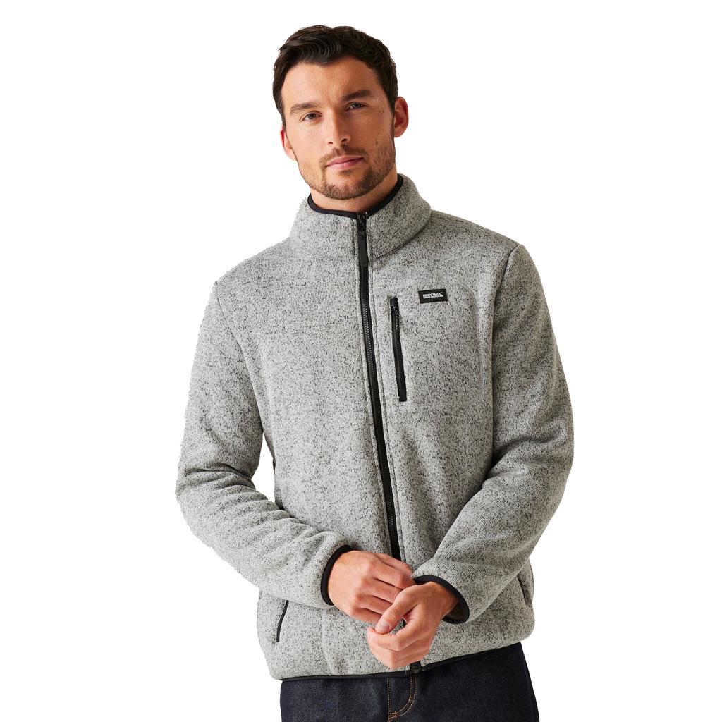 Regatta Mens Barlee Marl Full Zip Fleece Jacket