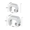 Aluminum Alloy Window Lock Stopper Adjustable Anti-theft Sliding Door Limiter Security Sliding Frame Plug Sliding Sash Stopper