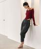 Debiweeo Drift Ribbed Harem Pants Devi-B0078-Charcoal