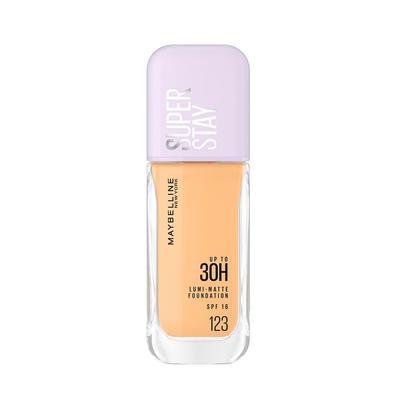 New York Super Stay Lumi Matte Liquid Foundation 123 30H Wear Lightweight Full Coverage Transfer Proof Makeup 35ml