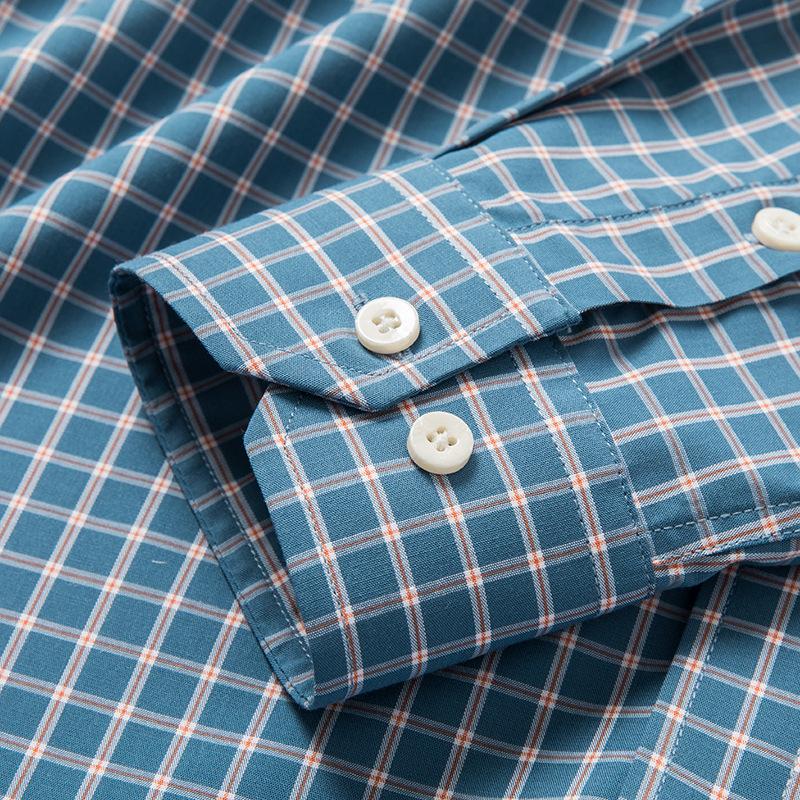 Новая мужская рубашка с длинными рукавами для молодежи и среднего возраста — фото 6