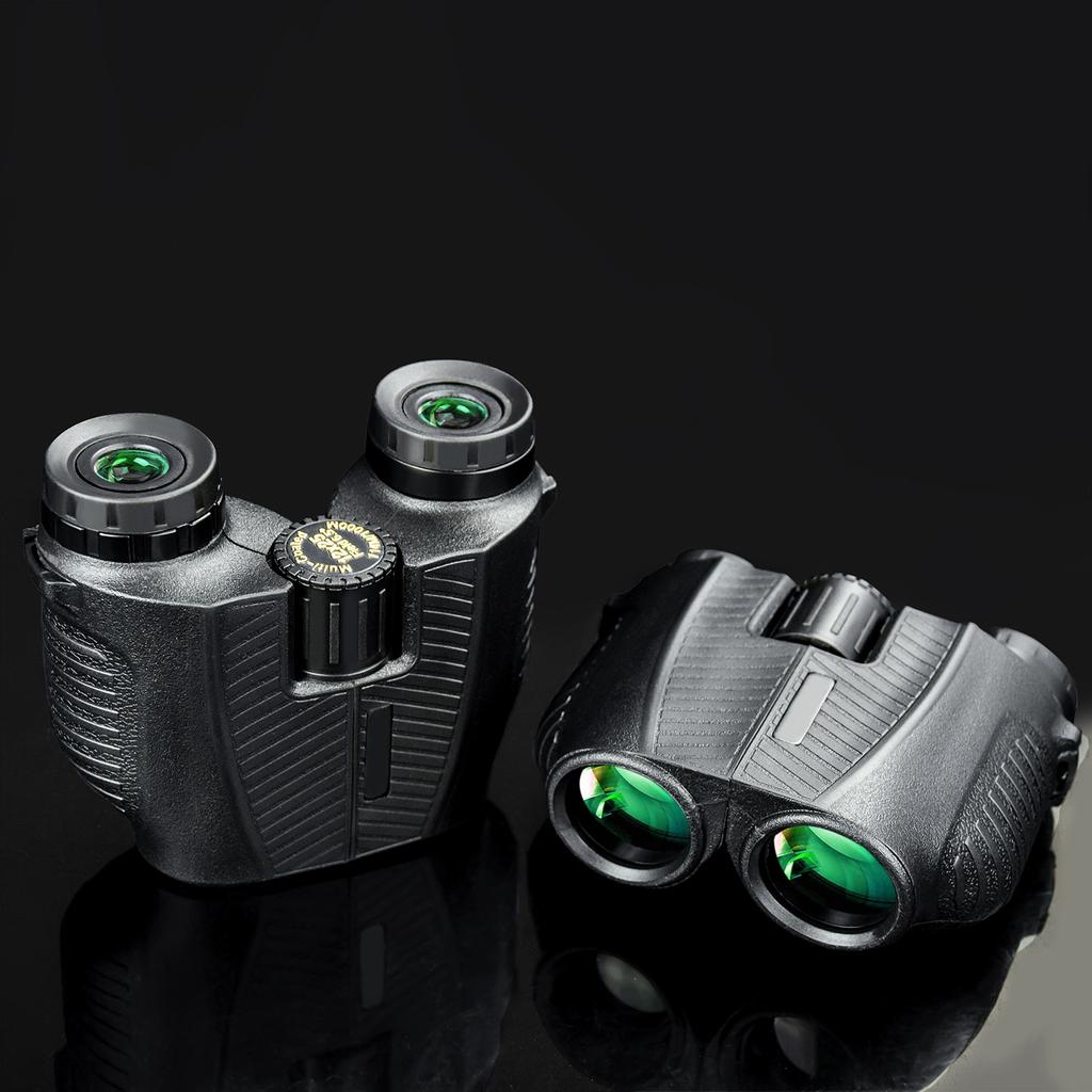 Handel zagraniczny Paul Lornetka 10 × 25/12 × 25 Mała przenośna lornetka dla dorosłych o wysokiej rozdzielczości