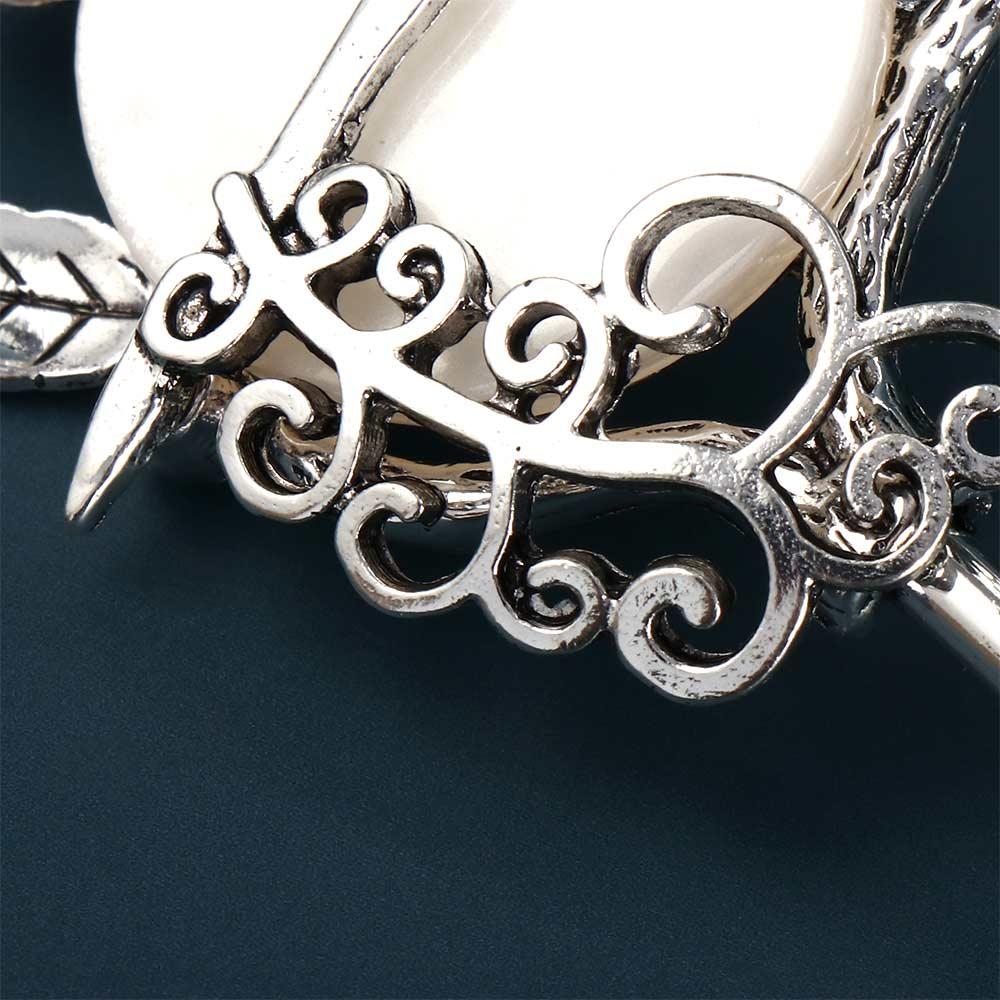 Style Pearl Hanfu Headwear Ladies Women Hair Fork Hair Accessories Moon Hair Stick Pearl Hairpins