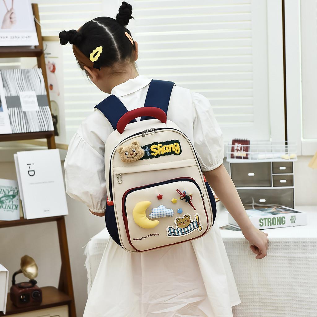 Kids School Backpack With Oxford Cloth Soft Lightweight For Toddlers And Children