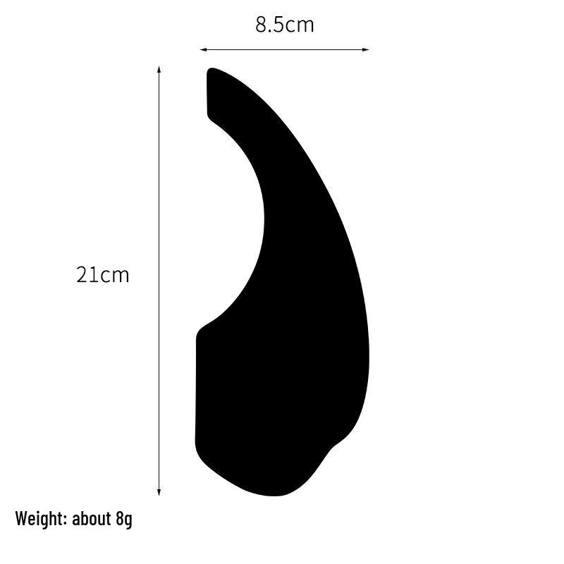 Gitaar slagplaat voor 38", 40", 41" – Gekleurde Onregelmatige Vorm, Geschilderd Stickerbord Accessoire