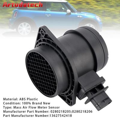Artudatech Mass Air Flow Meter Sensor For Mini Cooper 2007-2010 1.6L 0280218205 Car Accessories