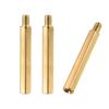 Uxcell PCB Motherboard Spacer Standoff Hexagon Brass M5x50mm+7mm Male-Female for FPV Drone Quadcopter Computer Circuit Board 3pcs