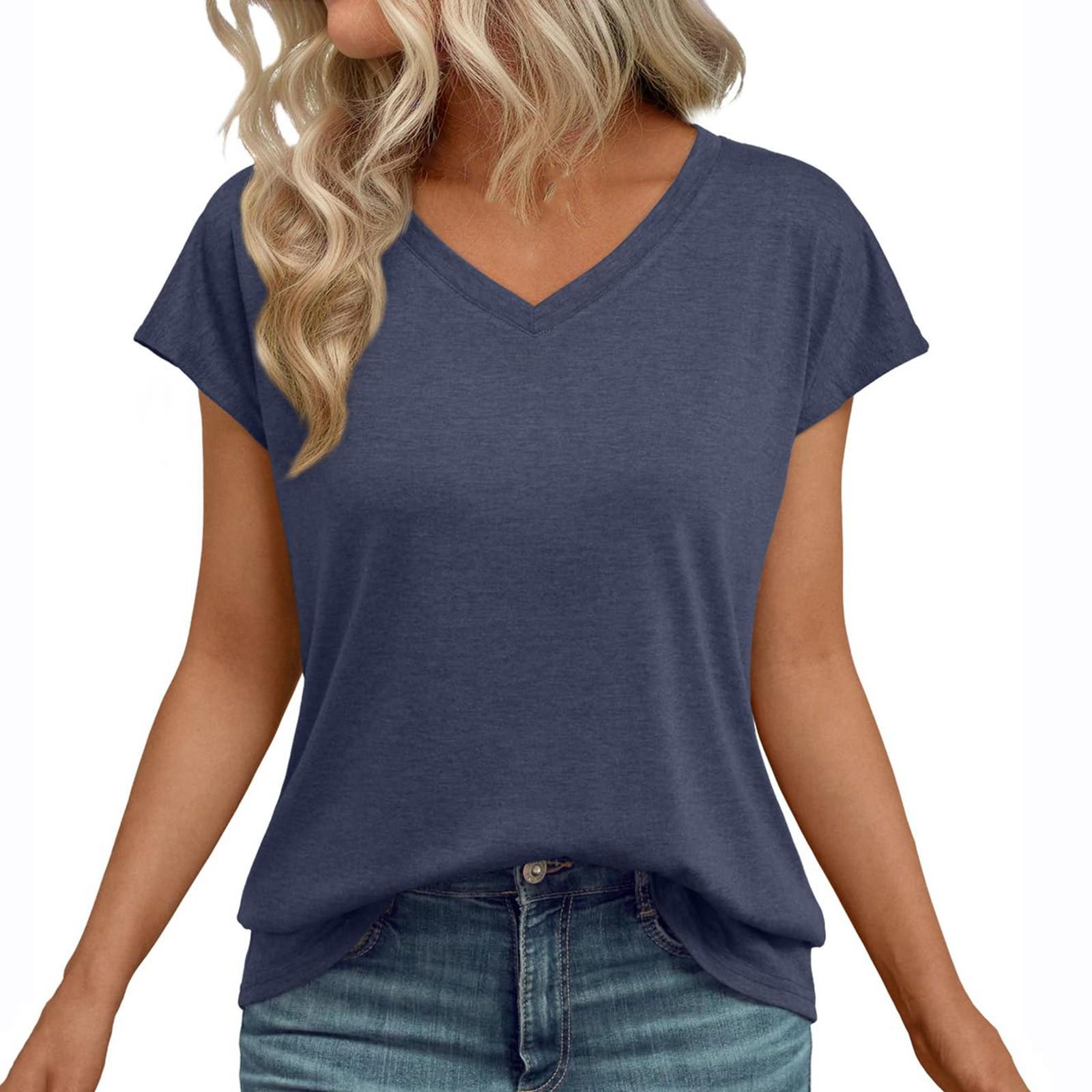 

Женские повседневные свободные рубашки модные топы футболки футболки S