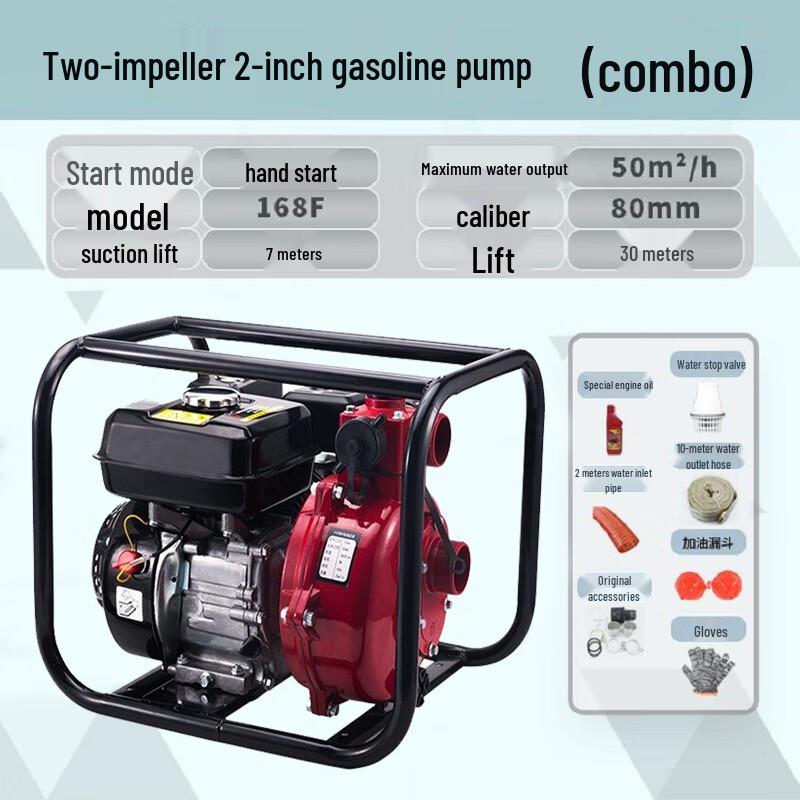 Dadeng Self-Priming Gasoline Water Pump for Agricultural Use