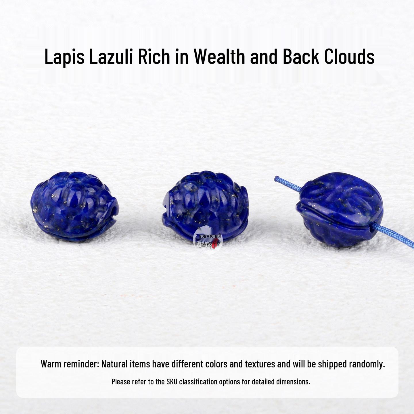 Natural Lapis Lazuli Beads - Star Moon Bodhi Spacer Accessories