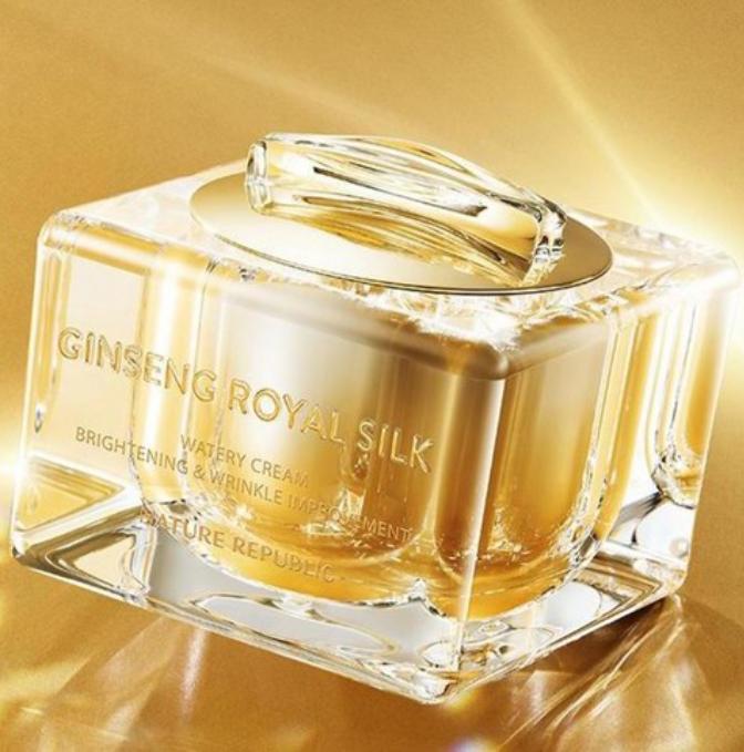 NATURE REPUBLIC Ginseng Royal Silk Watery Cream 60g / Premium Anti-Aging Moisturizer