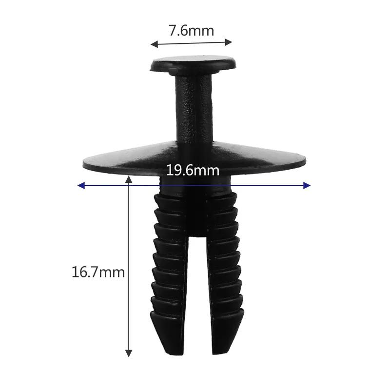 80Pcs Auto Side Sill Skirts Moulding Grommet Clips Fastening Screw Plug Rivets for BMW E36 316i 318i 318tds 323i 325tds 328i M3