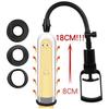 Penis Vacuum Pump Manual Penis Enlarger for Male Erection & Enhancement- Trainer Sex Toys Pumps & Enlargers Manual Stimulation