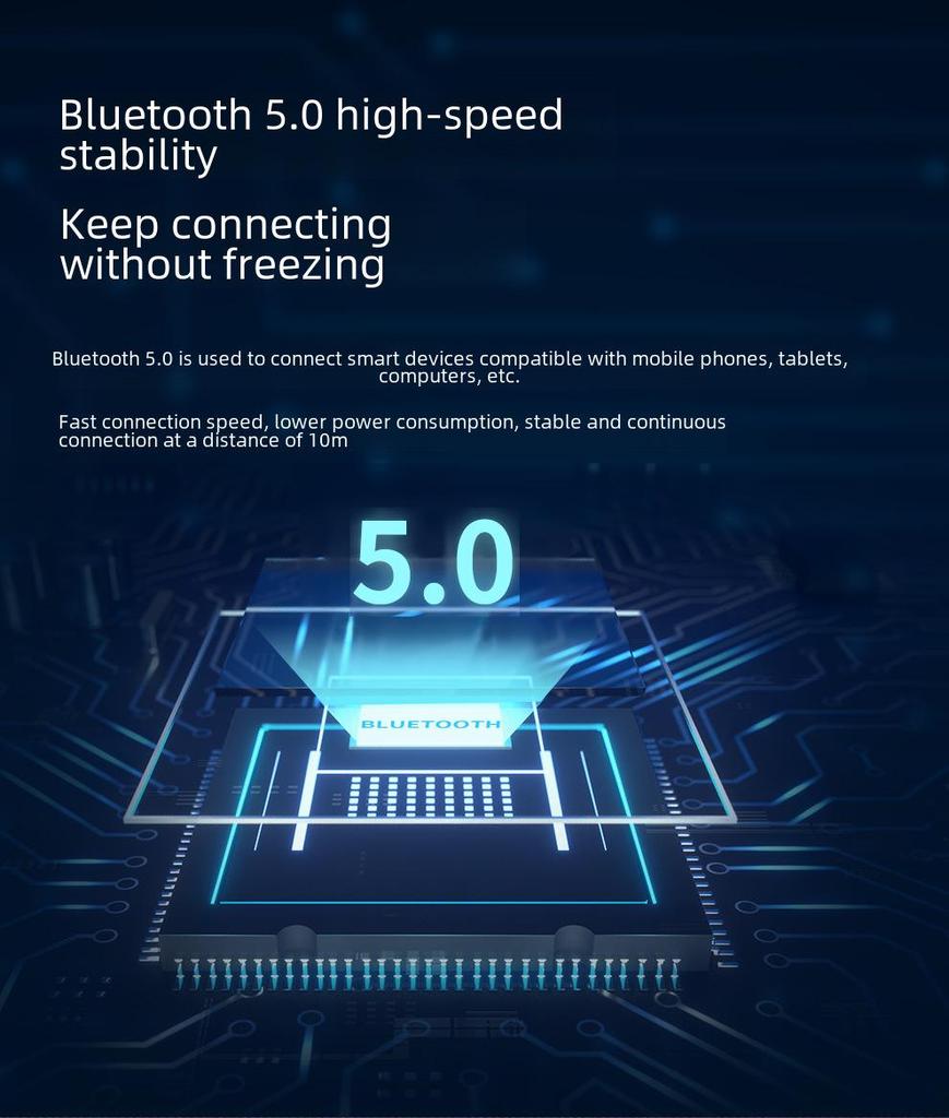 Boxă Bluetooth impermeabilă Fanatic S61: TWS, Subwoofer, Lumini Colorate, Interconectare Wireless, Design Compact