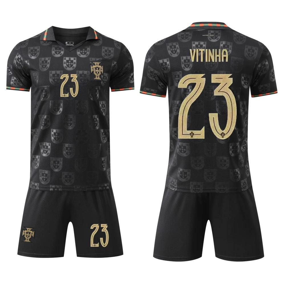 2026 Portugal Football Jerseys Black #23 XXL