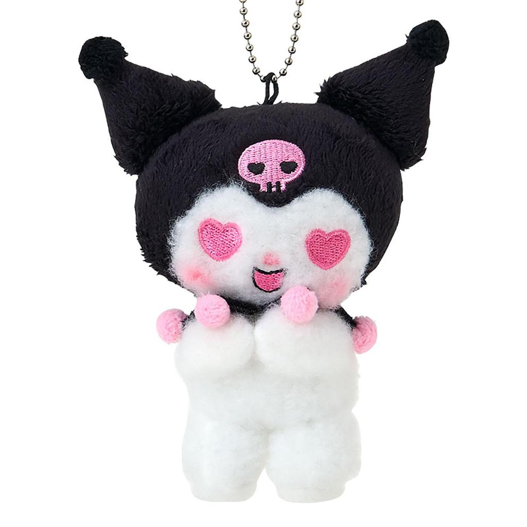 Sanrio Mascot Holder Heart Original Anime My Melody Kuromi Polyester and Ages 6 and 415308 (Netflix & Kuromi) Steel, Up,
