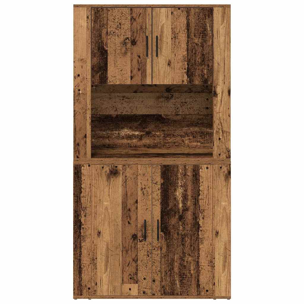 Highboard Reclaimed Wood 80 x 33 x 150 cm Engineered Wood