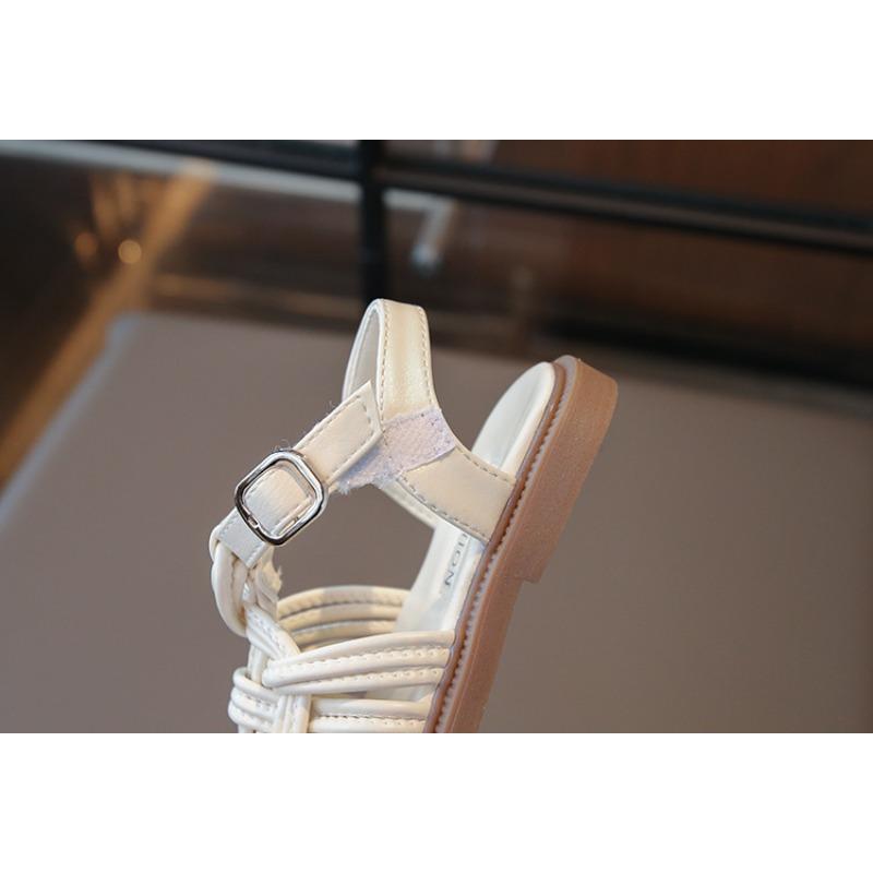 New Arrival Woven Casual Sandals for Children Closed-Toe Beach Shoes for Baby Girls & Toddlers Cute Fashionable Girls Shoes