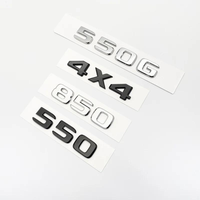 CXAFM1 Silver Black Letters 550G 4X4 850 550 D35 B40 D6S B63 Emblem for Mercedes Benz Brabus G Car Trunk Rear W463 W464 Logo Sticker