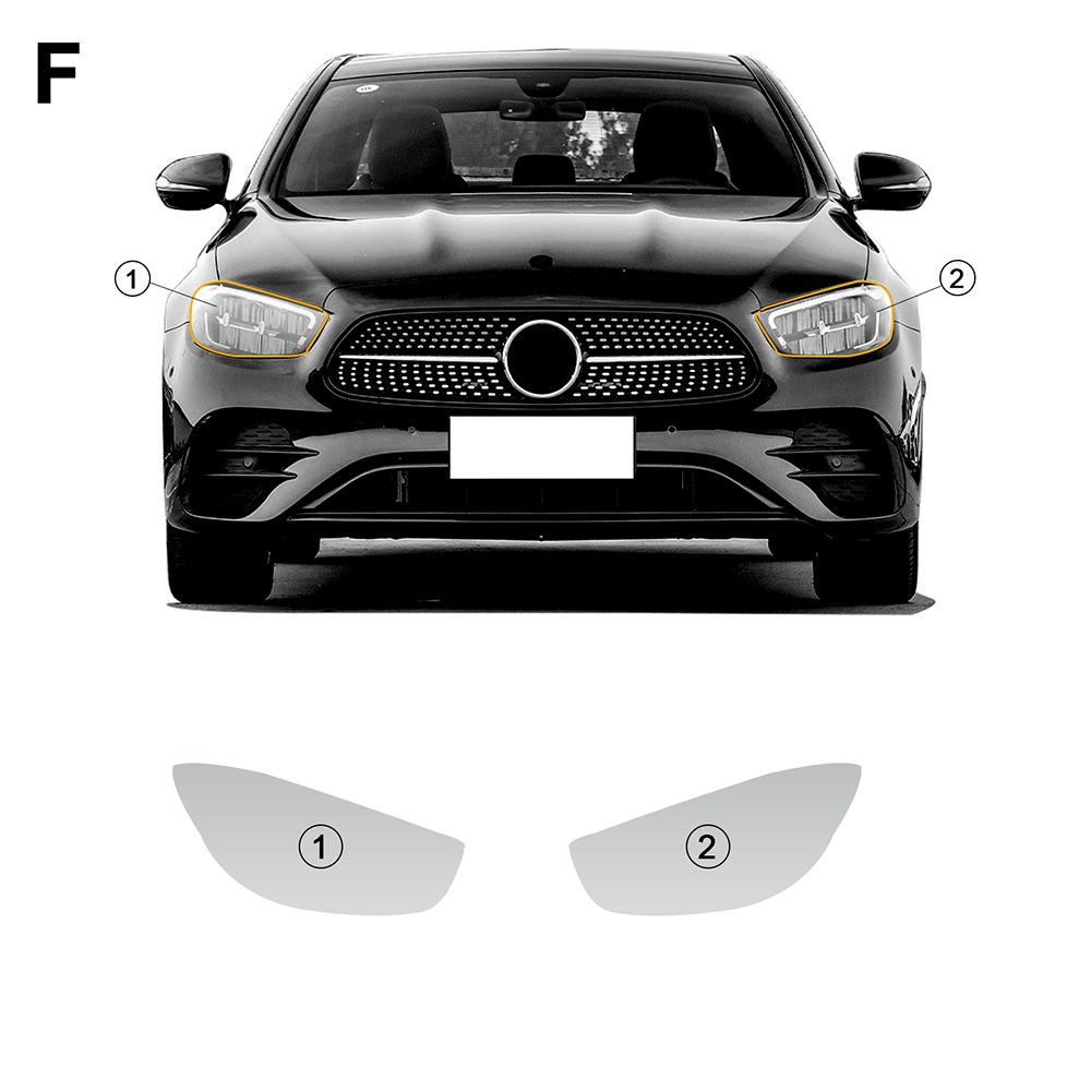For Mercedes Benz E Class W213 2021-2023 PPF Paint Protection Film Transparent Protective Film Car Headlight Rearview TPU Film.