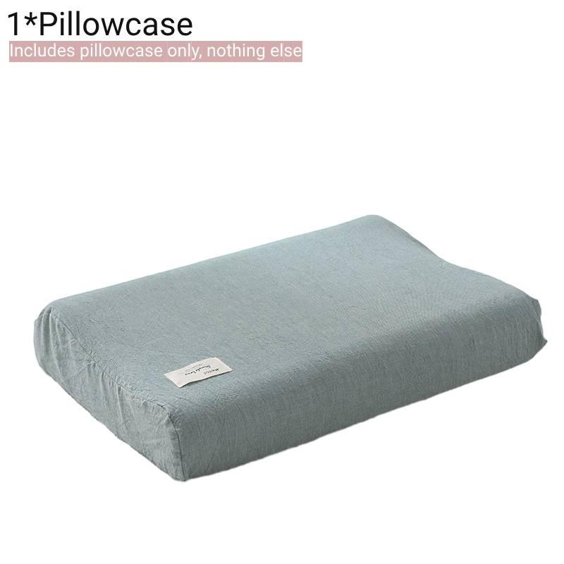 Hypoallergenic Cotton Latex Pillowcase Soft And Skin-friendly 50x30cm Memory Foam Pillow Cover All Seasons Pillowcase