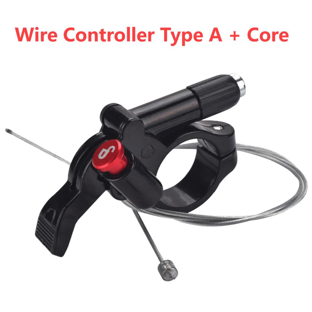 MTB Bike Suspension Fork Remote Lockout Lever Switch with Cable Bicycle Accessory for Outdoor Hiking Supplies