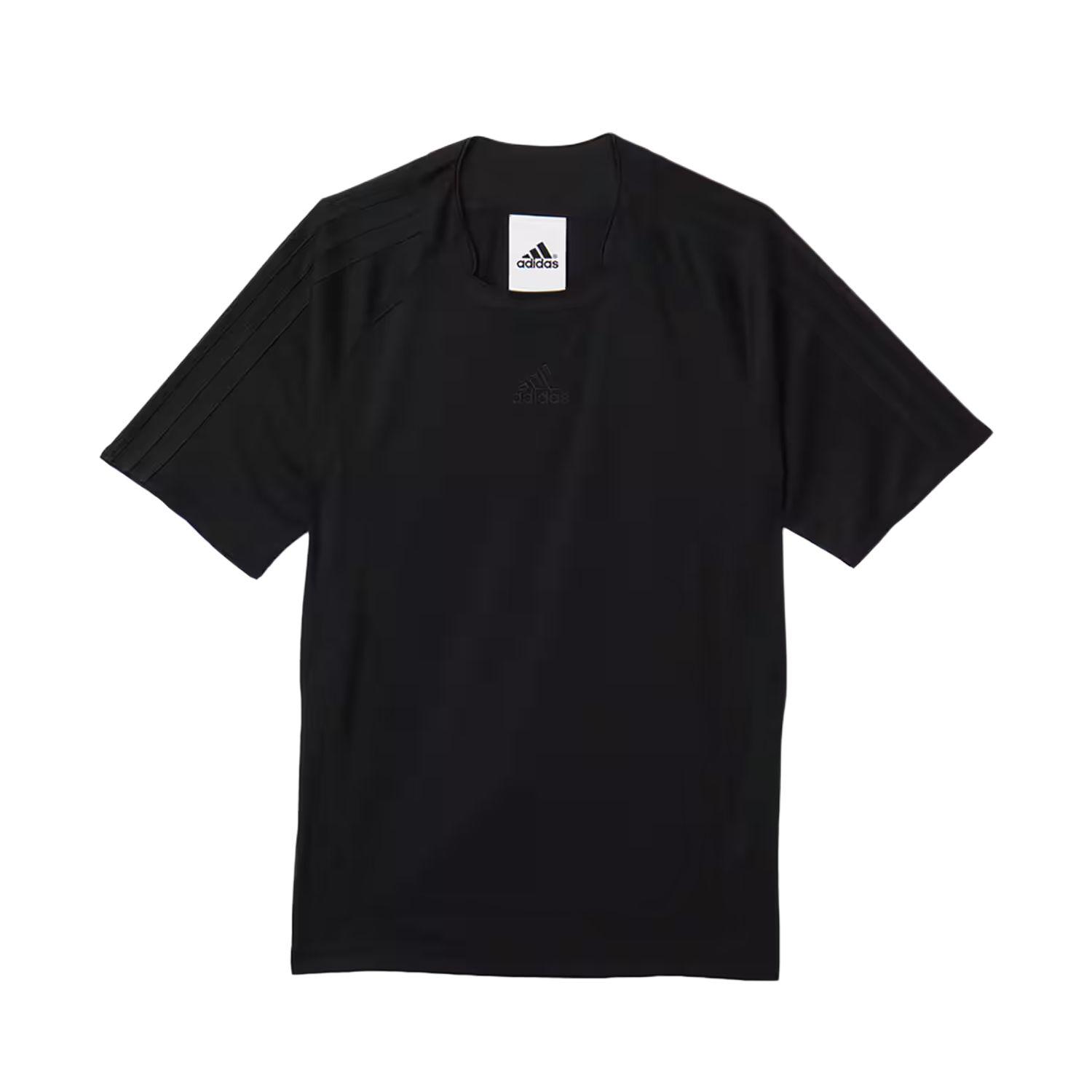 Adidas SS25 TEAMGEIST T Shirt Unisex Black JX1537- L