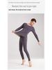 Delong Men's LED Silk Cashmere Thermal Underwear Set - Antibacterial, Warm Autumn Suit