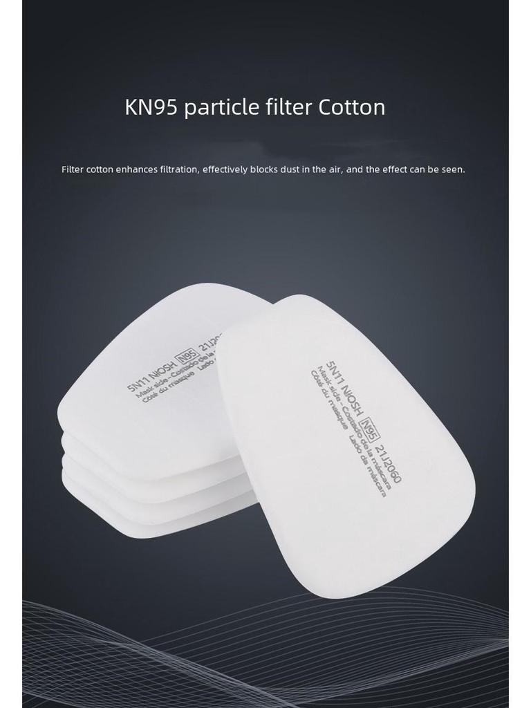 KN95 Trapezförmige Ersatz-Staubfilter-Baumwolle