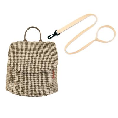 Harness Backpack Harness and Baby Backpack E.x.p.japon 2-Piece & Set (Ivory) (Tweed Brown) E-bhns18i