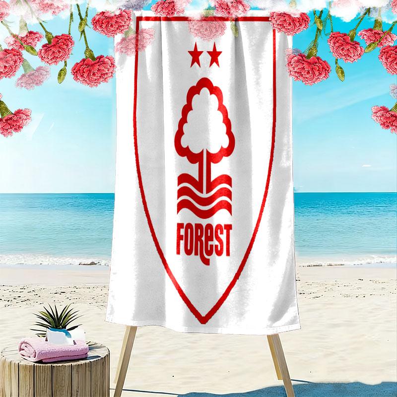 NFFC Logo Beach Towel, Large Soft Quick Dry Towel for Beach Camping Swimming