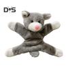 Cartoon Plush Animal Refrigerator Magnet Stuffed Animal Doll Magnetic Fridge Decoration Home Office Kitchen Locker Ornament
