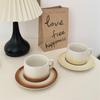 Shangqi Nordic Gradient Ceramic Coffee Cup and Saucer Set
