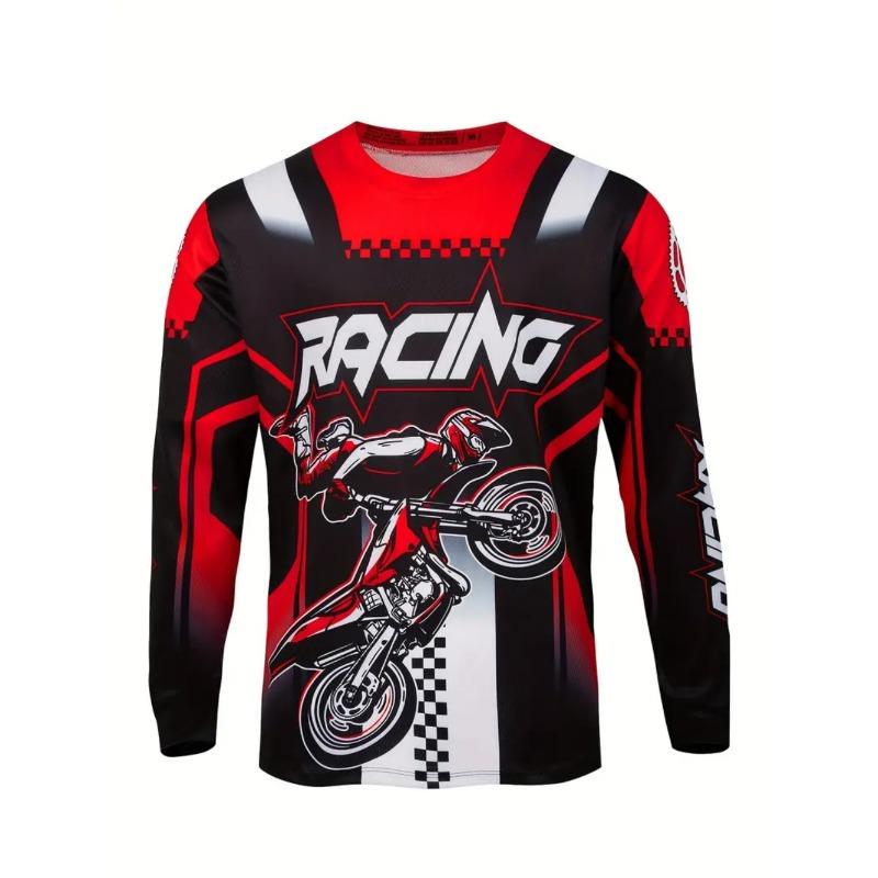 Motorcycle Jersey Downhill Mountain Bike Mtb Shirts Off Road Dh Motorcycle Jersey Motocross Sport Wear Clothing Bike Riding Suit