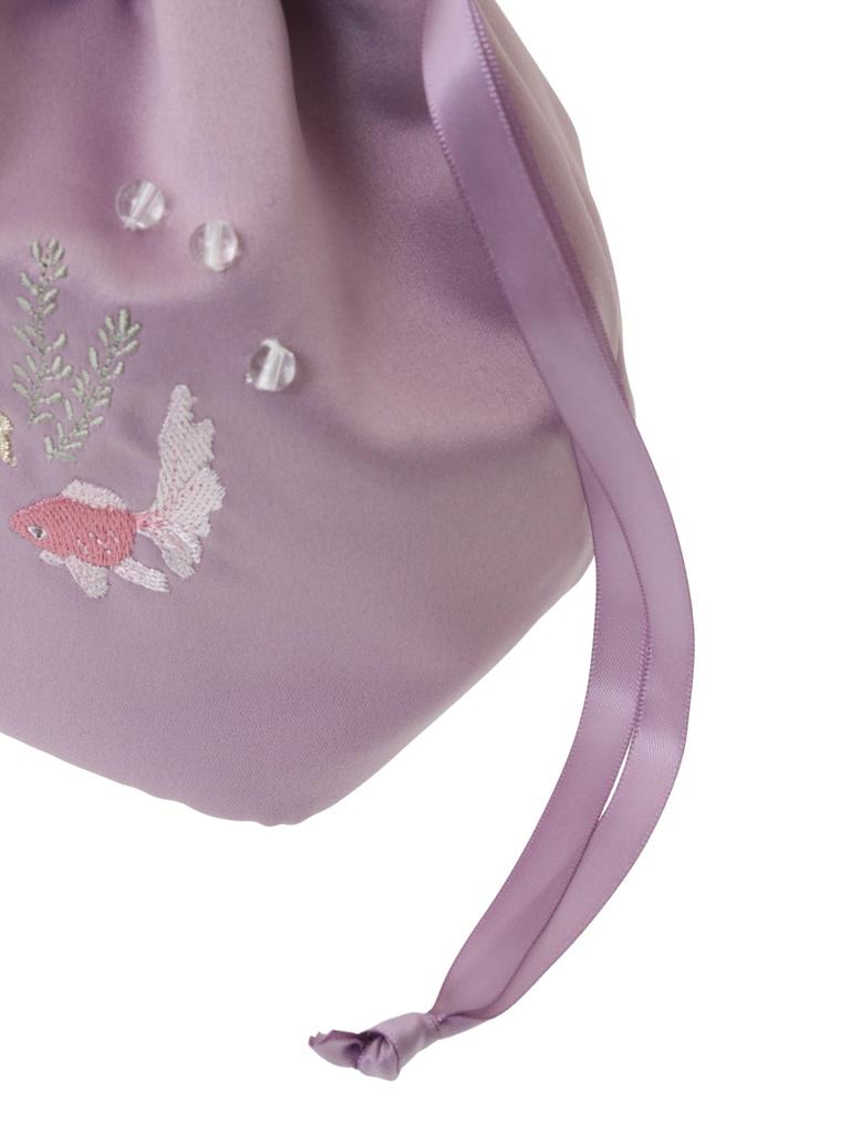 De Apparel Goldfish Drawstring Bag for Lavender [Maison Fleur] Women,