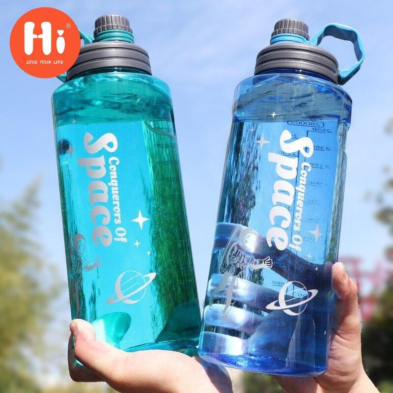 

1л, 1,5л, 2л, 3л, большая емкость, спортивная бутылка для воды, уличная чашка для воды для фитнеса, велосипеда, кемпинга, альпинизма, портативный кувшин для фитнеса