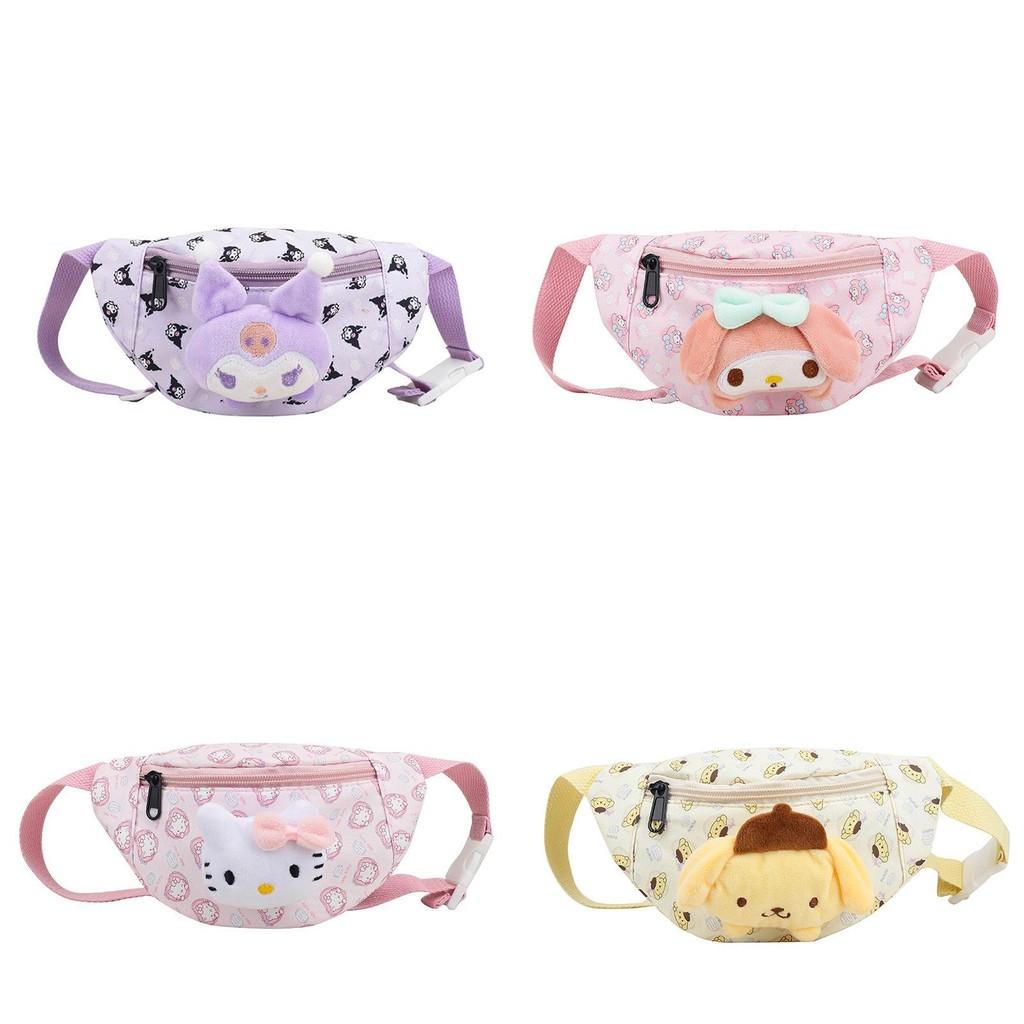 Sac Ceinture Enfant Dessin Animé Kuromi En Matière Polyester Pour Usage Quotidien