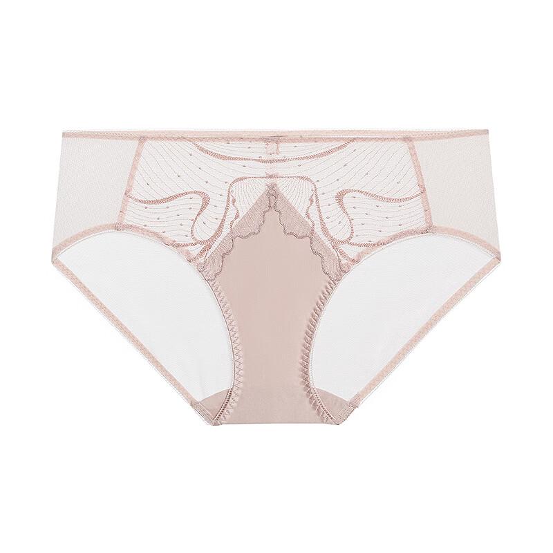 Aimer Women's Summer Breathable Mesh Lace Mid-Waist Boxer Briefs AM23A981