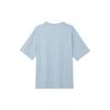 Adidas Originals Trefoil Oversized T-Shirt With Logo Pattern Women Tops Light-Pink Blue IP3750